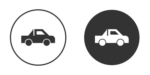 Monster truck icon for website design, logo for web and apps. © Franklin