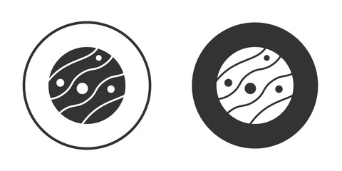 Mercury icon for website design, logo for web and apps.