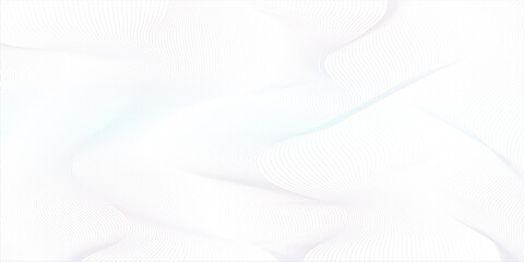 Abstract background with white holographic line pattern in luxury pastel colors. Premium horizontal vector design template for business banner, prestigious voucher, wedding invitation.