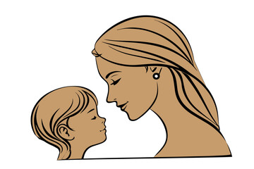 mother and child love, mother day, happy mood silhouette Mother motherhood love family child baby parent mothers day 