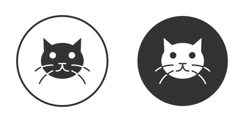Cat icon for website design, logo for web and apps.