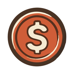 Obraz premium coin illustration design