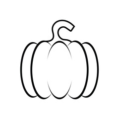 pumpkin vector logo icon illustration template design