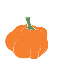 pumpkin vector logo icon illustration template design