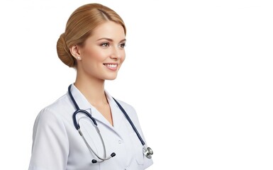 Fototapeta premium Eine junge, freundliche Krankenschwester 