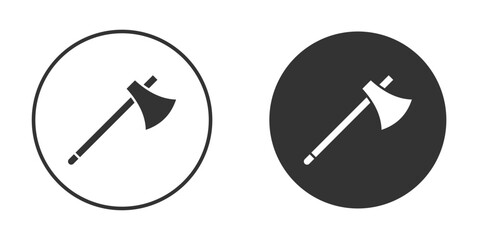 Axe icon for website design, logo for web and apps.