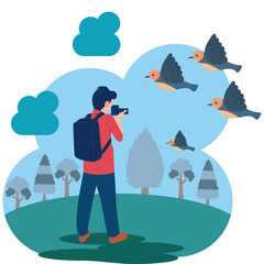 Capturing Flying Birds