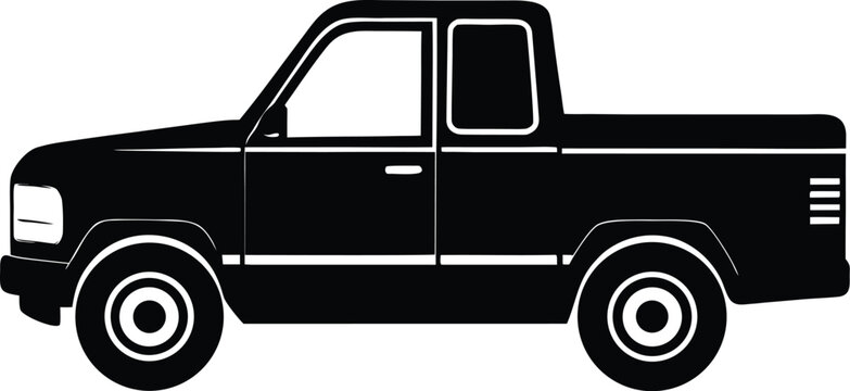 truck on a white background