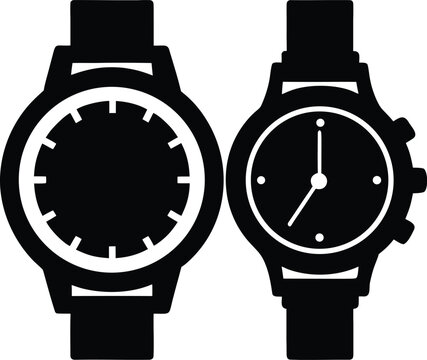 vector illustration of a watch