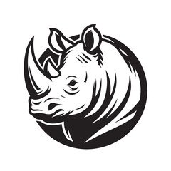 rhino logo vector