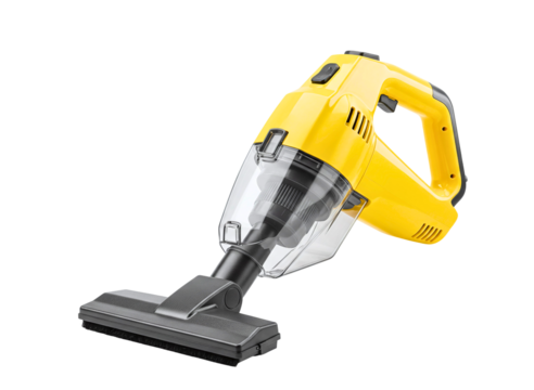 handheld vacuum cleaner isolated on transparent background