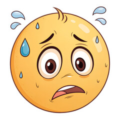 Confused emoji with dizzy 