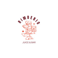 Vine Glasses group logo design