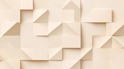 Abstract Action, Geometric Shapes, Minimalist Design, 3D Style, Studio Environment, Top View