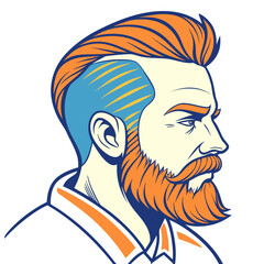 Abstract Mascot Logo for Identity Design