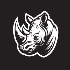 rhino logo vector