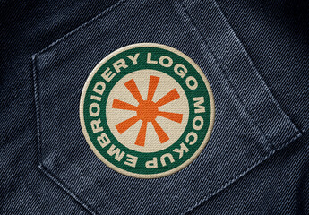 Embroidery Logo Mockup