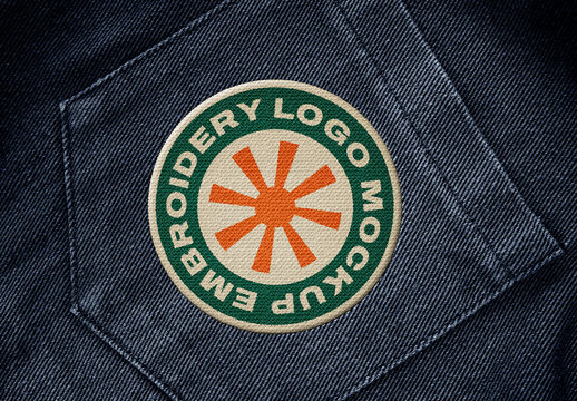 Embroidery Logo Mockup