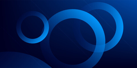 Minimal geometric background. Blue elements with fluid gradient. Cool background design for posters. Eps10 vector
