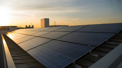 Solar Energy Rooftop Installation