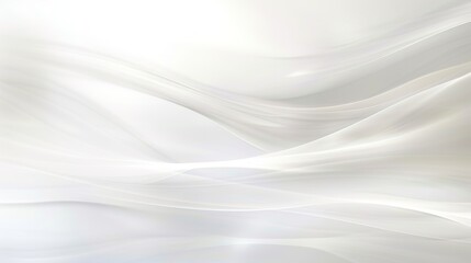 Obraz premium Soft white flowing light background - ethereal glow and tenderness, flowing light, creating a dreamlike, peaceful atmosphere, serene design, exquisite visual effects