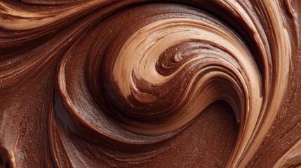 Melted chocolate background
