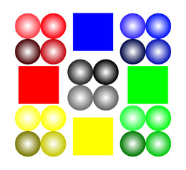 Color mixing wheels meanings properties tones combinations with explanations and circle schemes set infographic poster vector illustration 