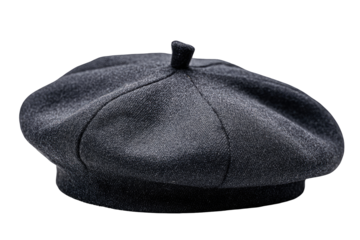 Dark gray beret