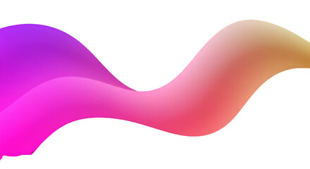 Abstract Colorful Gradient Wave Design Background Illustration