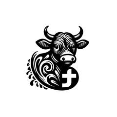 bull head vector