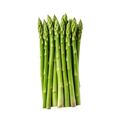 bunch of green fresh asparagus png fresh asparagus spears bunch PNG steam vegetable isolate png transparent background image