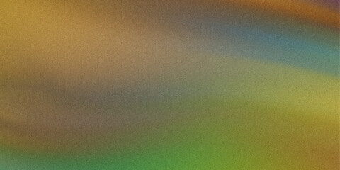 Abstract gradient background with grainy texture featuring warm gold, green, and blue color blends