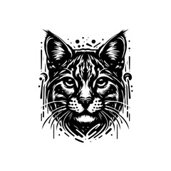 vector illustration of a cat