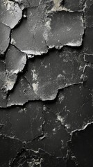 Cracked Dark Surface Texture with Weathered Paint Abstract Background