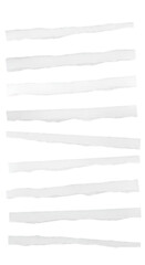 Abstract Illustration of White Torn Paper Lines on a Black Background