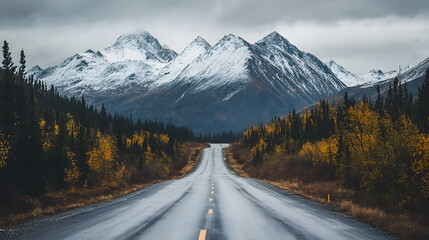 road to the mountains