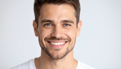 Obraz premium A handsome man with a warm smile.