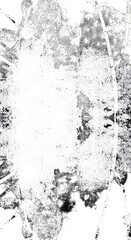 Abstract Monochrome Artwork With White And Black Grunge Texture Background
