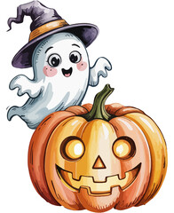 Cute Halloween Ghost Png