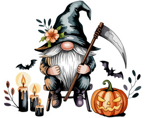Halloween Gnome Png