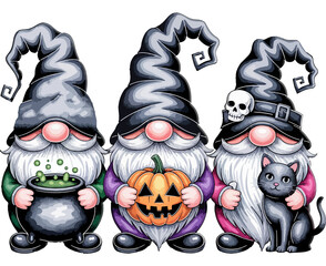 Halloween Gnome Png