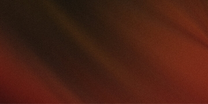 Abstract textured background with gradient of dark brown and red colors with grainy noise effect - Powered by Adobe