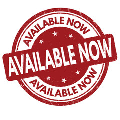 Available now grunge rubber stamp