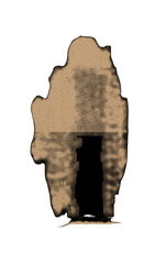 Abstract Sand Texture Illustration On Isolated Black Background