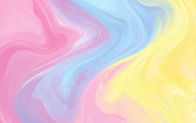 Obraz premium Chromatic Flux A Neo-Pastel Odyssey (1)