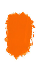 Abstract Orange Brushstroke Illustration On Black Background Art Design