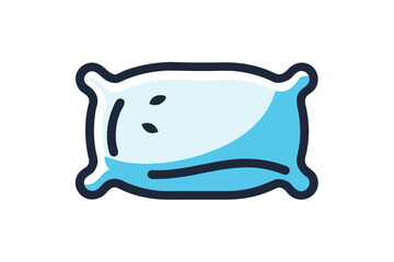 sleep position pillow icon comfort rest healthy sleep