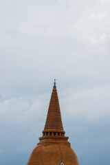 Phra Pathom Chedi temple in Nakhon Pathom Province, Thailand.
