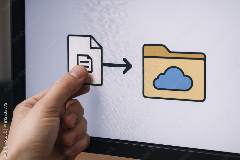 Poster storage technology and workflow enable efficient data transfer and organization with smooth informat