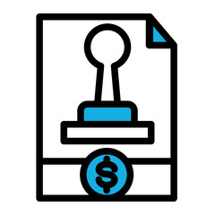 Strategic Planning Decision Icon from Business Opportunity Collection (Outline Color Lineal Style)